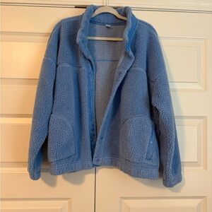 Old Navy Light Blue Teddy Jacket
